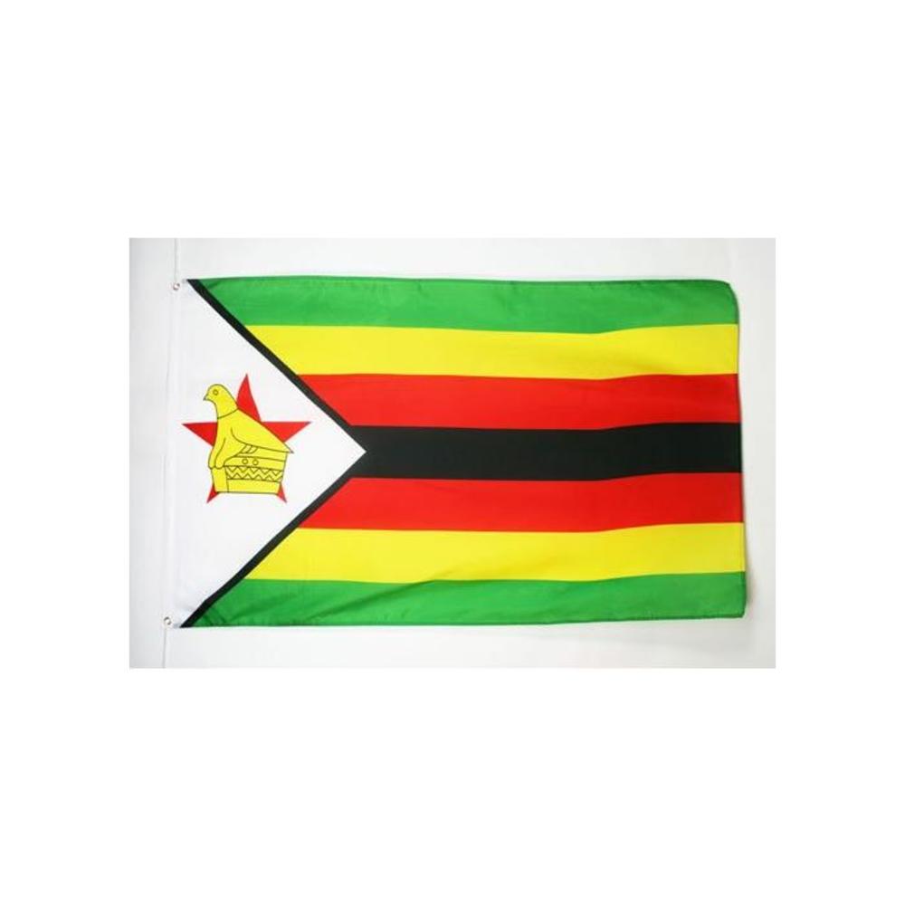 Zimbabwe Flag 3 x 5 - Zimbabwean Flags 90 x 150 cm - Banner 3x5 ft Light Polyester - AZ FLAG B01ET95AIY
