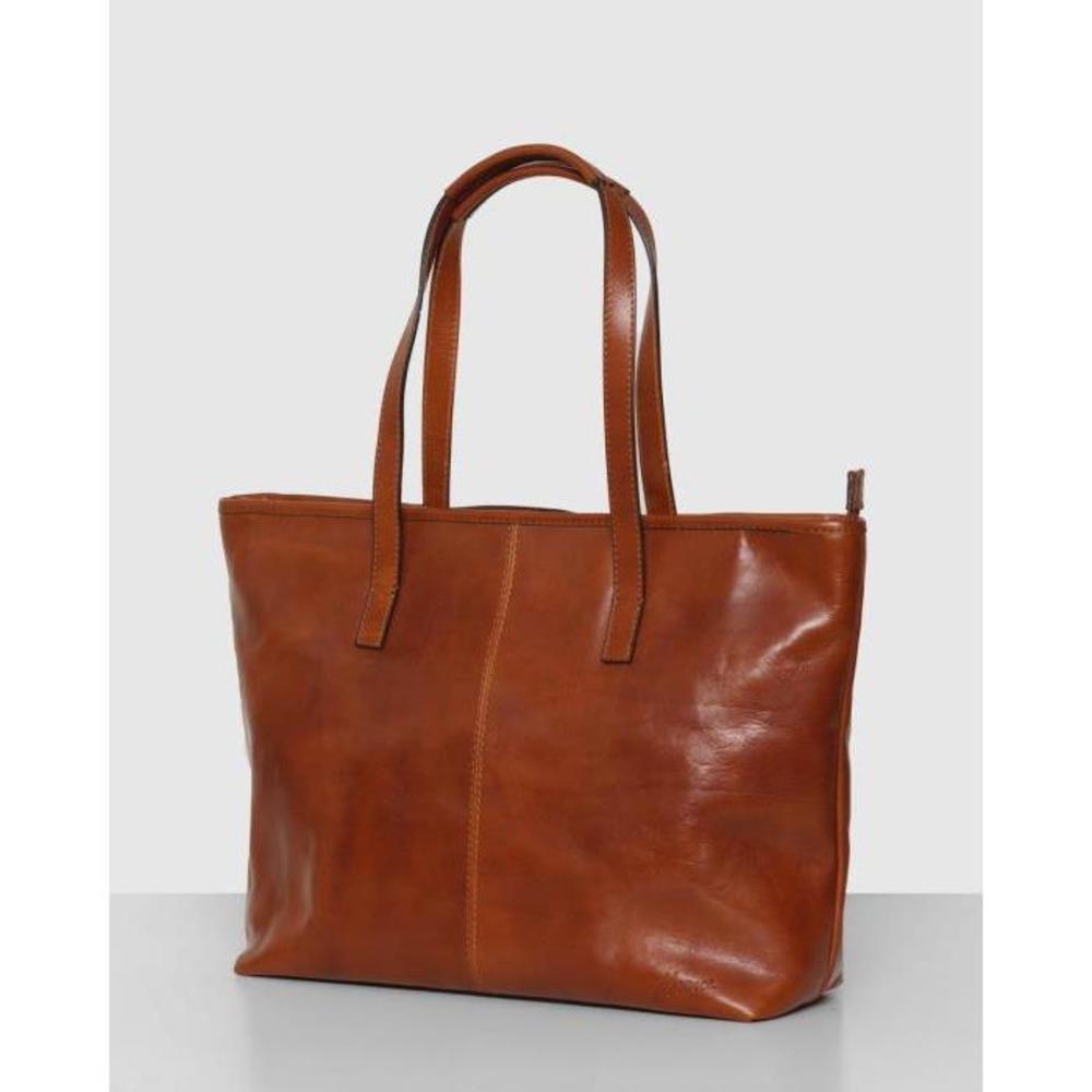 Florence The Beatrice Tan Leather Tote Work Bag FL047AC52LJB