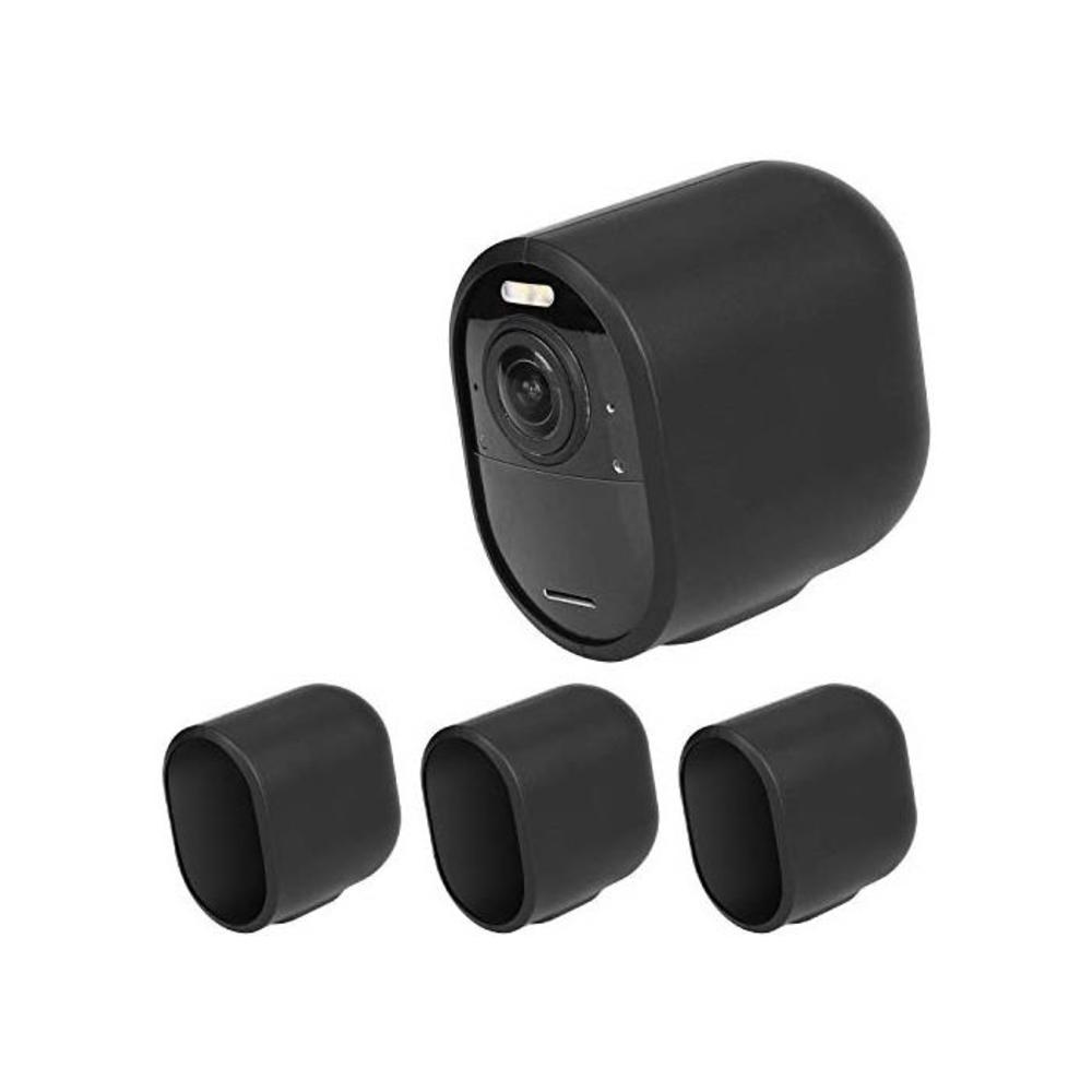 BECROWM 3 Packs Full Protective Silicone Skins Compatible with Arlo Ultra Camera Soft Cover Case Dustproof Drop Protection (Black) B07SR1K5DD