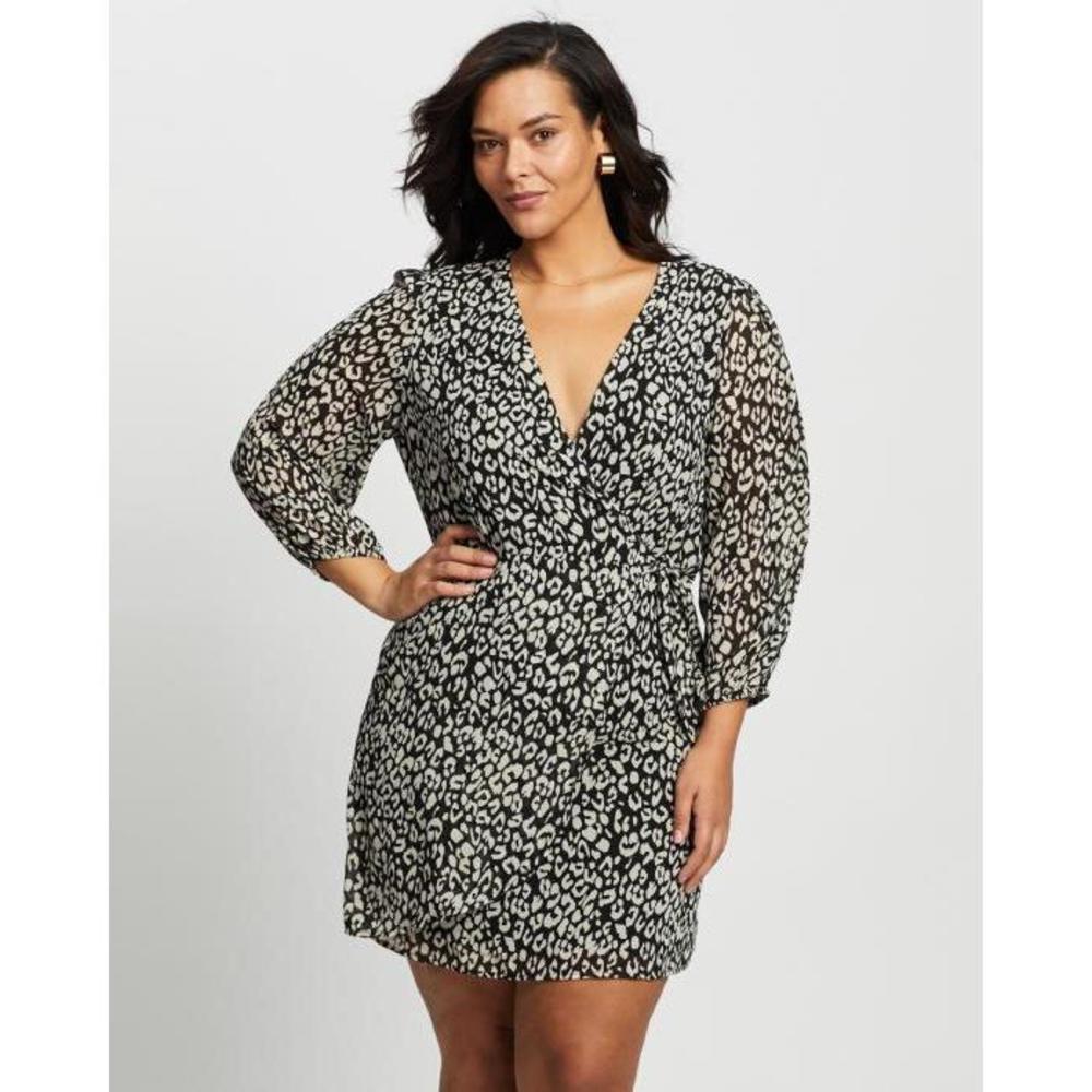 Atmos&amp;Here Curvy Isabel Cross Front Mini Dress AT763AA26OKN