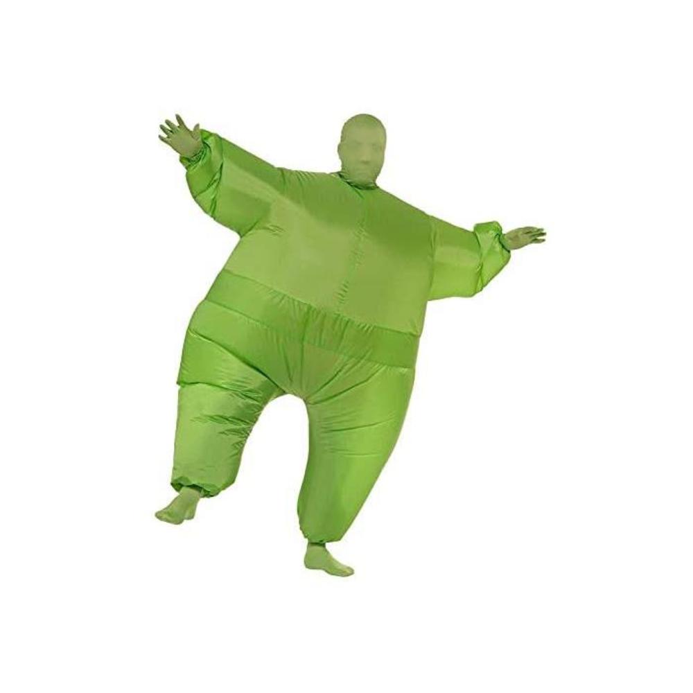 OZSTOCK Fan Operated Inflatable Fancy Chub Fat Masked Suit Costume Blow Up Dress B07BDH1B56