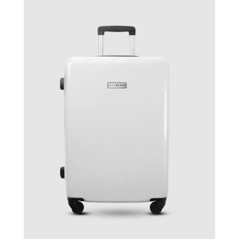 JETT BLACK Carbon White Series Large Suitcase JE237AC83FPG
