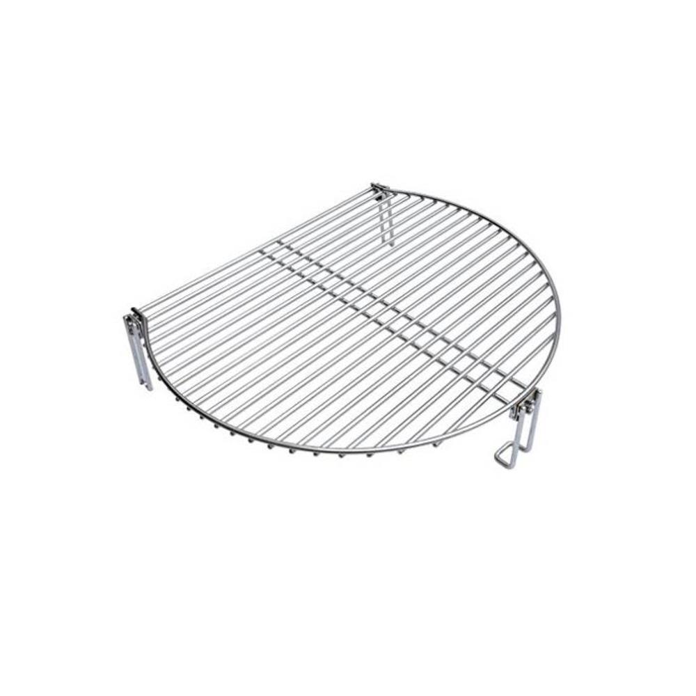 Onlyfire Stainless Steel Grill Expander Cooking Grate Fits for Charcoal Kettle Grills Like Weber,Char-Broil and Ceramic Grills Like Large Big Green Egg,Kamado Joe Classic,Pit Boss, B06XTL6SZQ