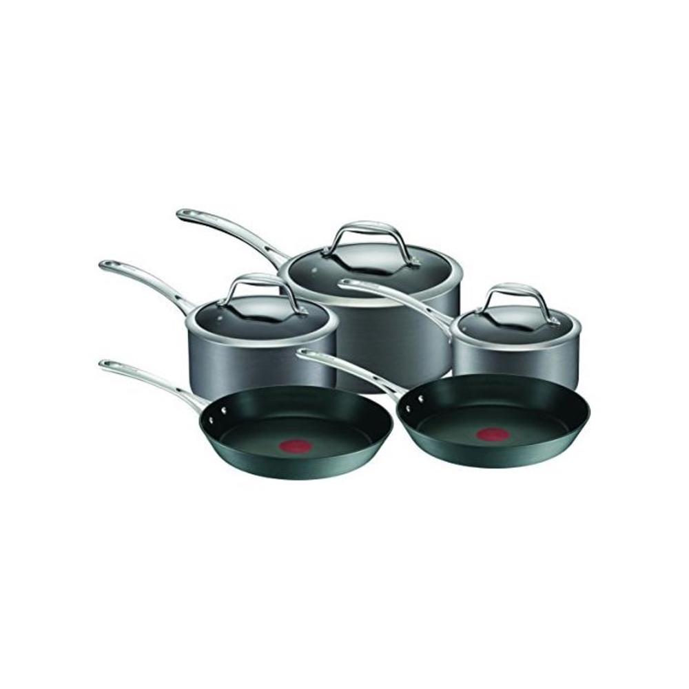 TEFAL Gourmet Anodised Cookware Set, Black, A860S544 5 Pieces B00DI3NL2A