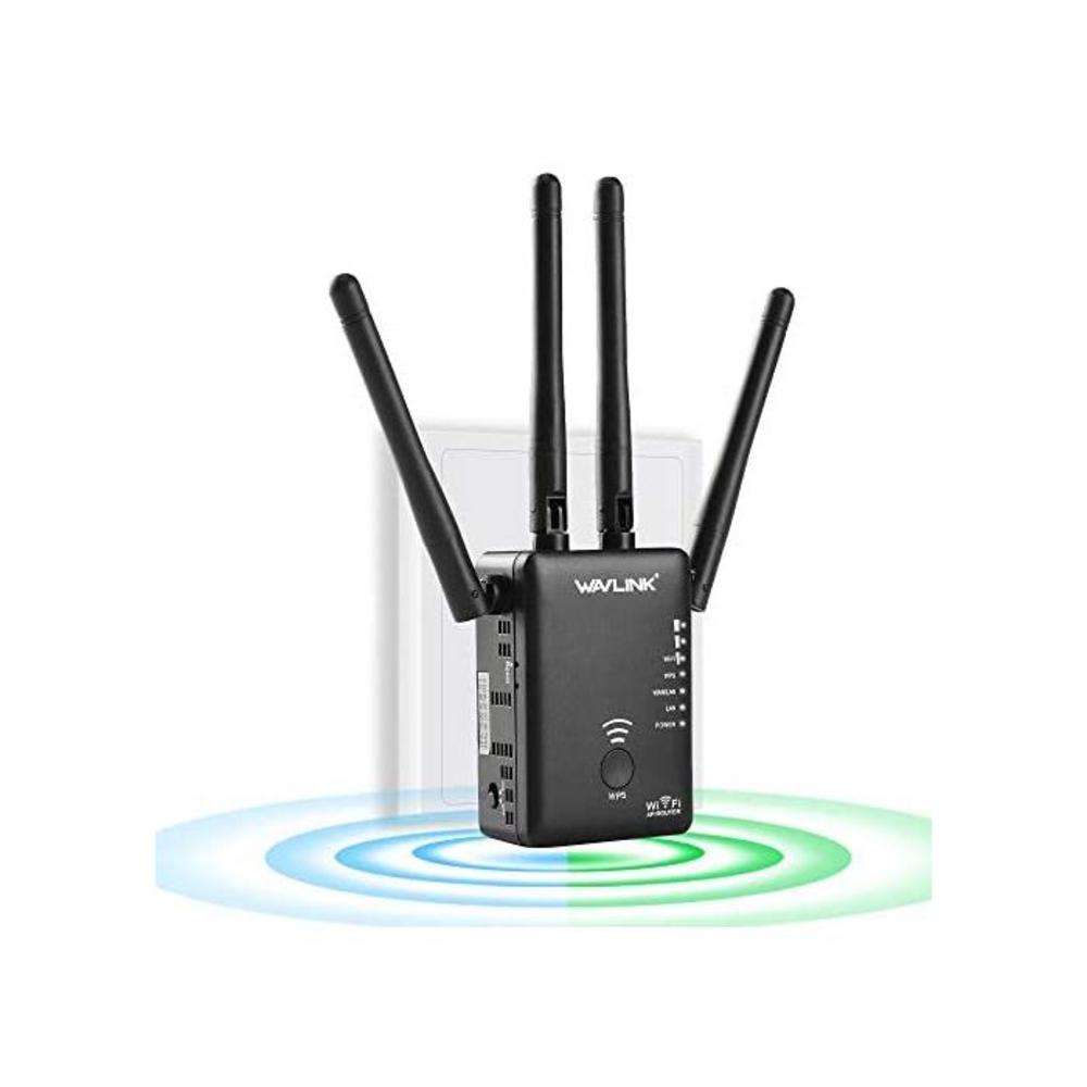 WAVLINK WiFi Range Extender AC1200 Wireless Router/AP Access Point/WiFi Extenders Signal Booster/Range Extender with Dual Band 5Ghz 2.4Ghz 1200Mbps Works Any Router B07DCHBYLH
