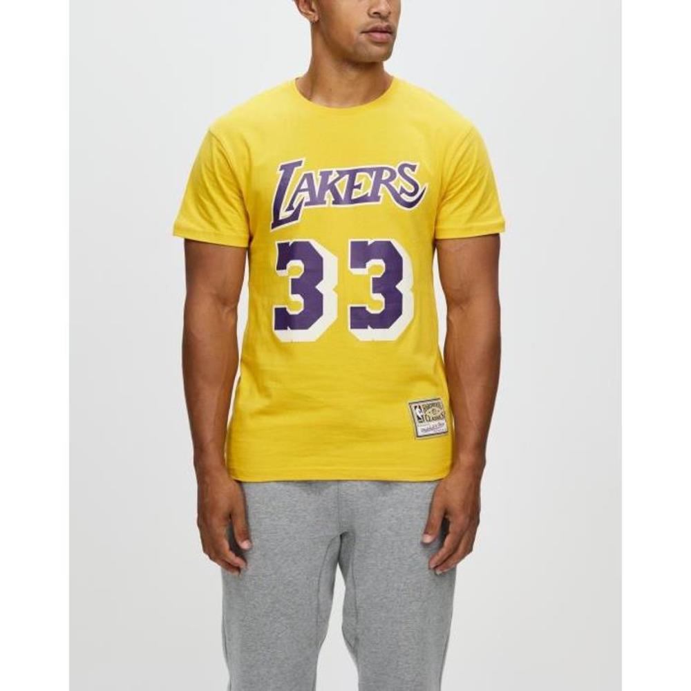 Mitchell &amp; Ness Legends Name &amp; Number Tee - Lakers Kareem Abdul-Jabbar MI603SA43CLG