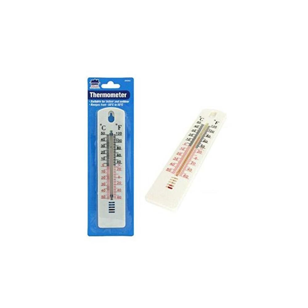 Indoor Outdoor Thermometer Mercury Free Celsius Fahrenheit Reading Scale Home B07RZP537M