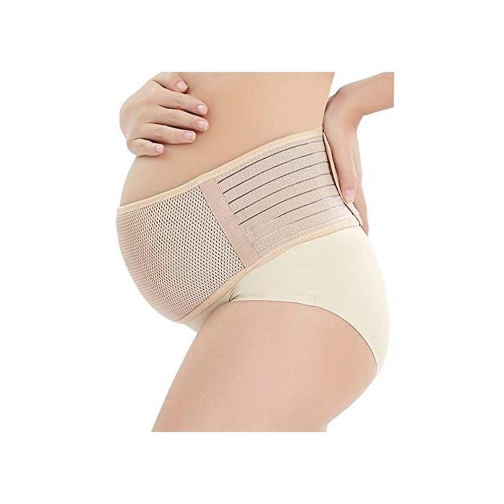 Maternity Belt, Belly Band for Pregnancy, Breathable Comfortable Back and Pelvic Postpartum Support - Adjustable Belly Band for Pregnancy Orange B088GV1D6S