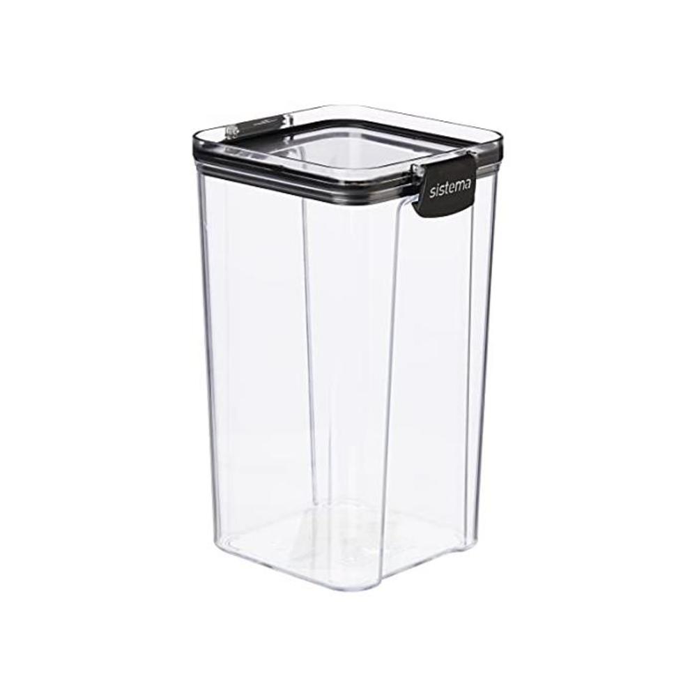 Sistema Ultra Square Food Container, 1.3L, Black B01N0ZGTXD