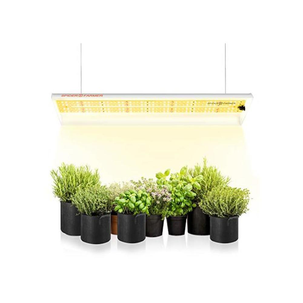 SPIDER FARMER SF-300 LED Grow Light Sunlike Full Spectrum Plant Grow Lights for Indoor Plants Hydroponics Seeding Veg Flower Energy Saving &amp; High Efficiency Growing Lamp 192 Diodes B08LG6RBRL