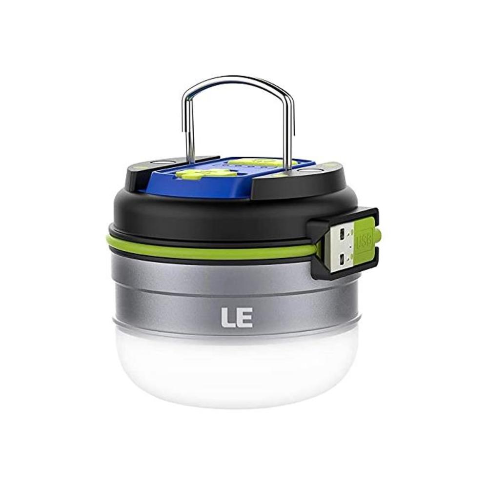 LED Camping Lantern Rechargeable, 280LM, 3 Light Modes, 3000mAh Power Bank, Waterproof, Perfect Mini Flashlight with Magnetic Base for Hurricane Emergency, Outdoor, Hiking, Home an B01AW7Q1EO
