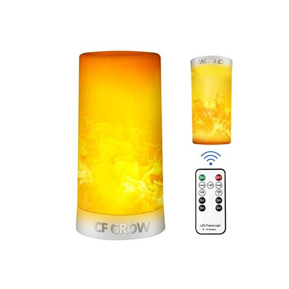 LED Flame Effect Light,USB Rechargeable Outdoor Flame Table Lamp Waterproof Dimmable 4 Modes Lantern,Flame Lamp with Gravity Sensing Effect IR Wireless Remote&amp;Timer,for Halloween R B07YYXSCKG