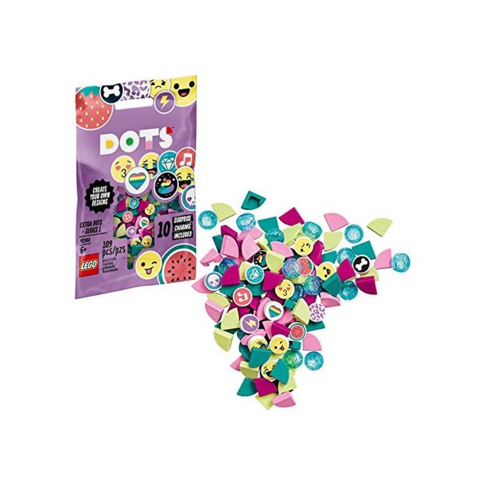 LEGO 레고 도트 DOTS Extra 도트 DOTS - 시리즈 1 41908 DIY Craft, A Fun add-on Tile Set for Kids who Like 아트s-and-Crafts Play and Decorating Jewelry or Room décor and Prints, New 2020 (109 Pieces) B085YVWB64