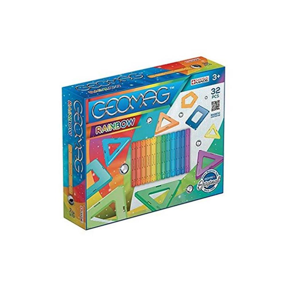 Geomag Rainbow Classic, 370, Magnetic Constructions and Educational Toys, 32 Pieces B07NZW9JJD