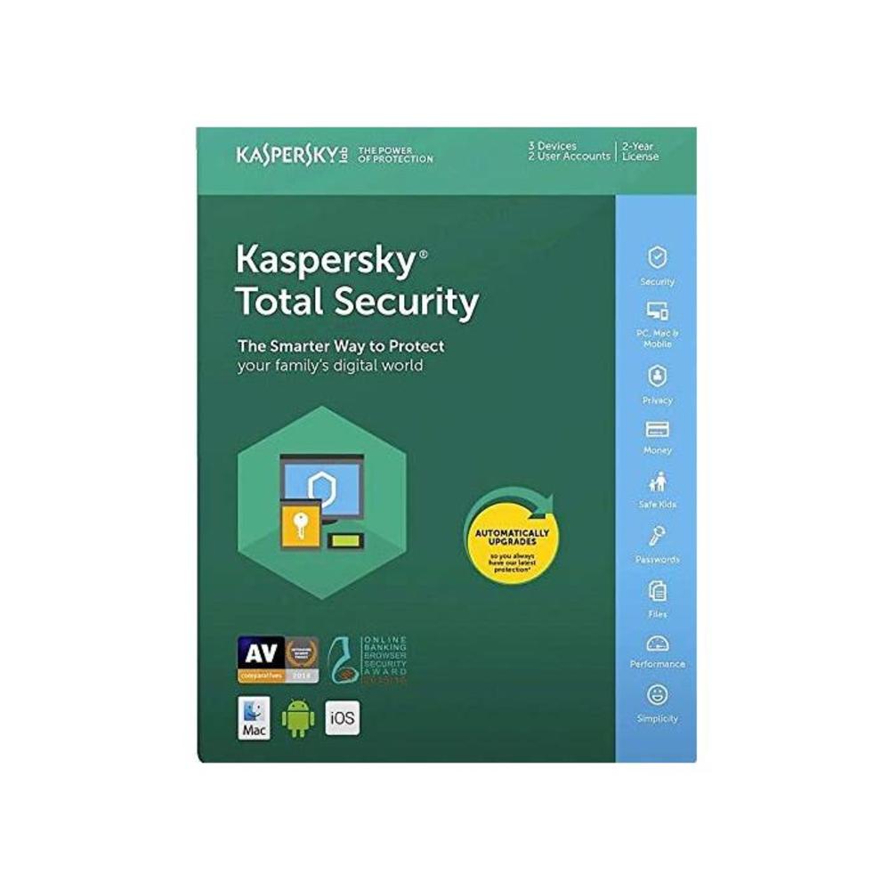 Kaspersky Total Security 3 Device 2 Year B07MYTZYDY