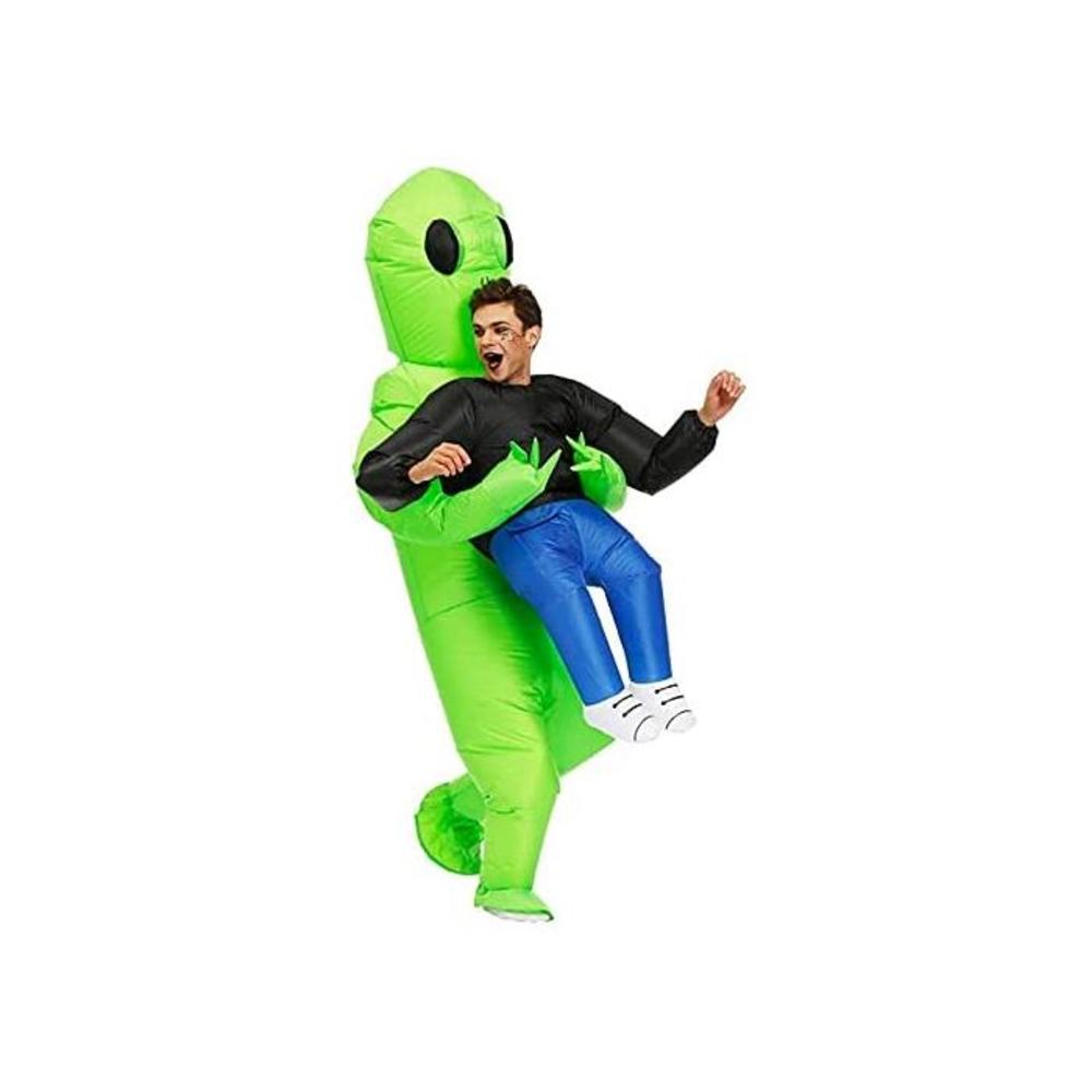 Wild Cheers Inflatable Alien Costume, Fancy Dress, Inflatable Costume Suitable for Party, Halloween, Christmas Green B07TT243VM