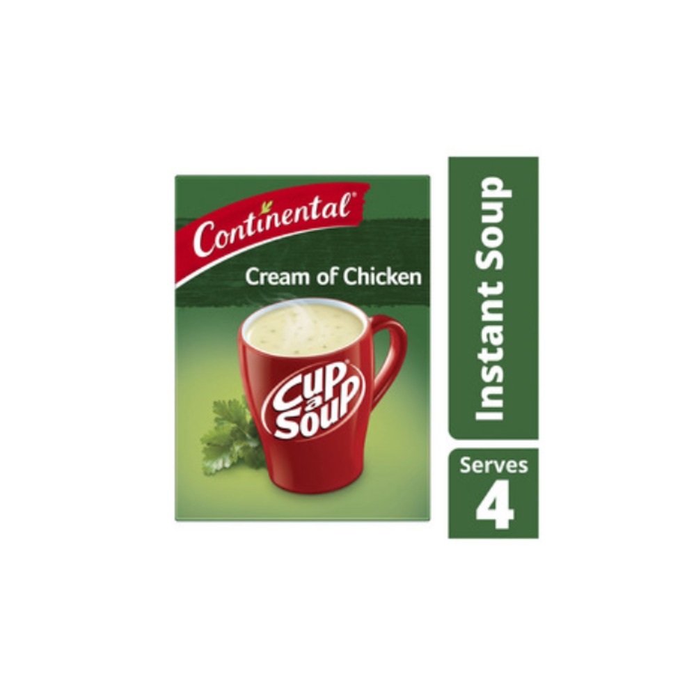 콘티넨탈 컵 A 수프 크림 오브 치킨 수프 서브 4 75g, Continental Cup A Soup Cream Of Chicken Soup Serves 4 75g