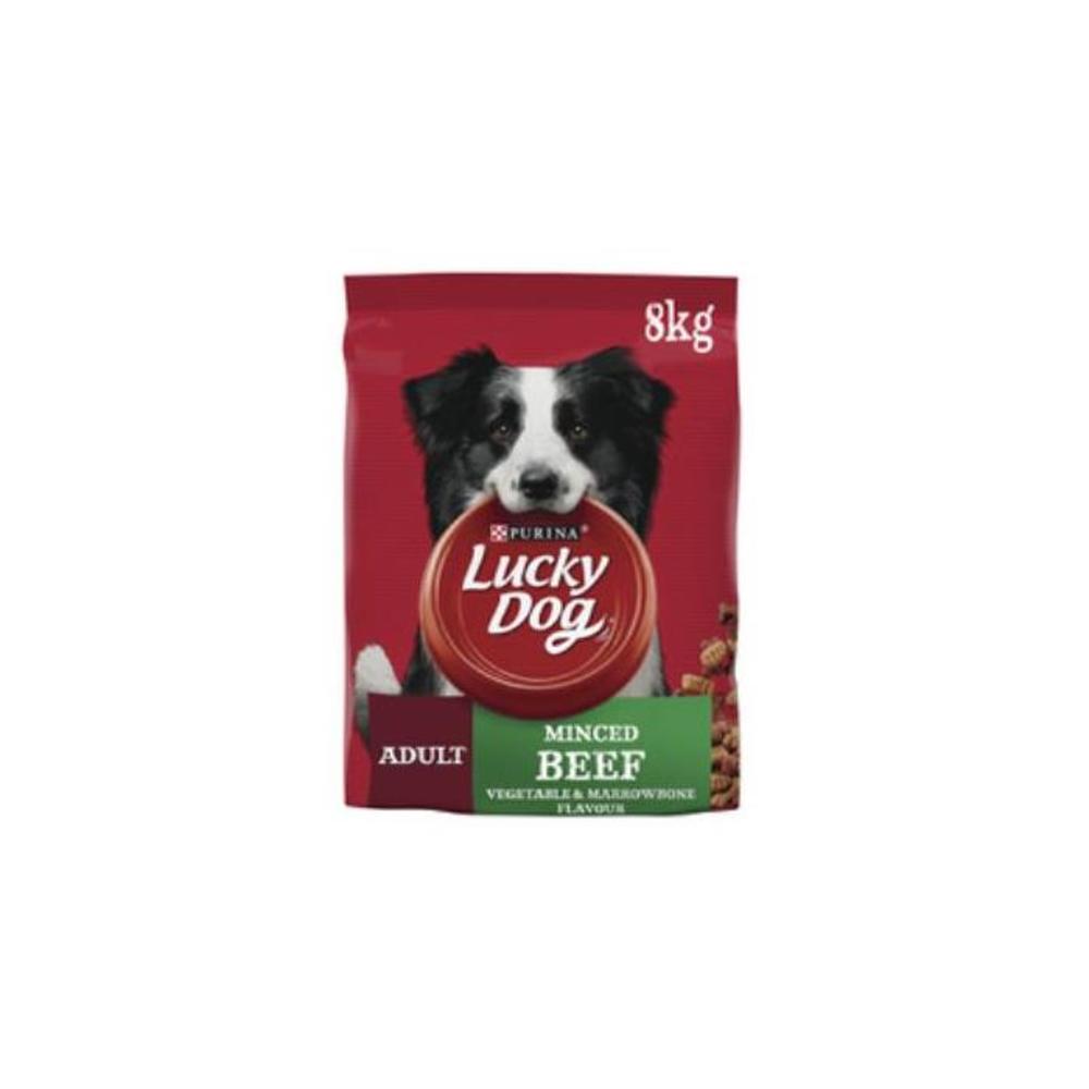Purina Lucky Dog Minced Beef Vegetable &amp; Marrowbone Flavour Adult Dry Dog Food 8kg 3451196P