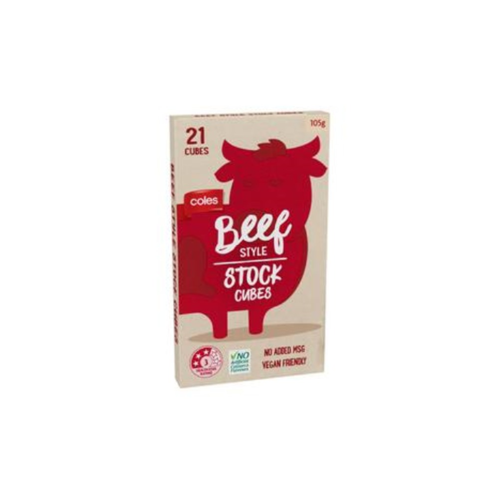 콜스 비프 스타일 스톡 큐브 21 팩 105g, Coles Beef Style Stock Cubes 21 pack 105g
