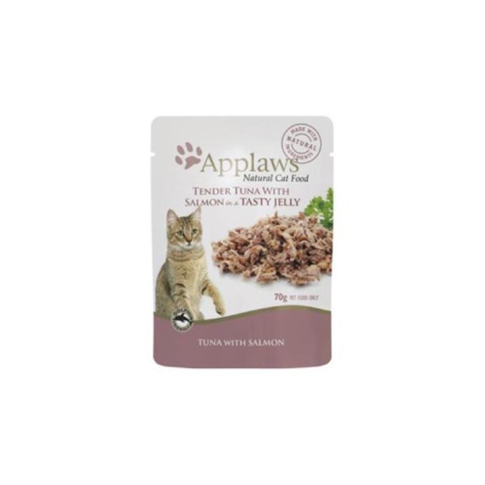 Applaws Cat Food Pouch Tuna &amp; Salmon In Jelly 70g 4201569P