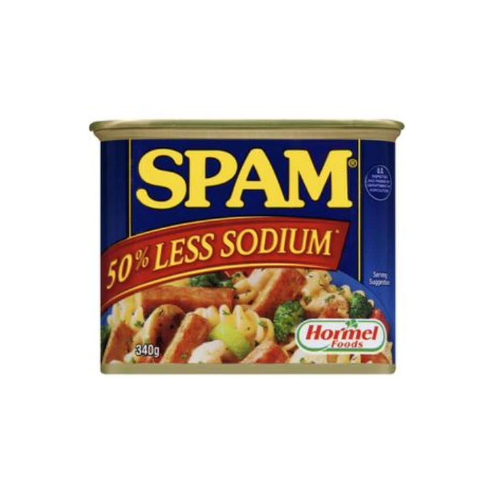 스팸 스파이스드 햄 레스 솔트 340g, Spam Spiced Ham Less Salt 340g