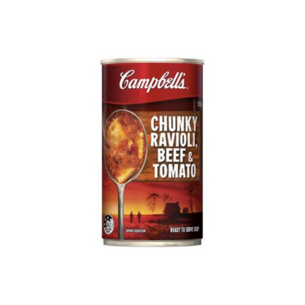 캠벨 청키 수프 라비올리 비프 톰 505g, Campbells Chunky Soup Ravioli Beef Tom 505g