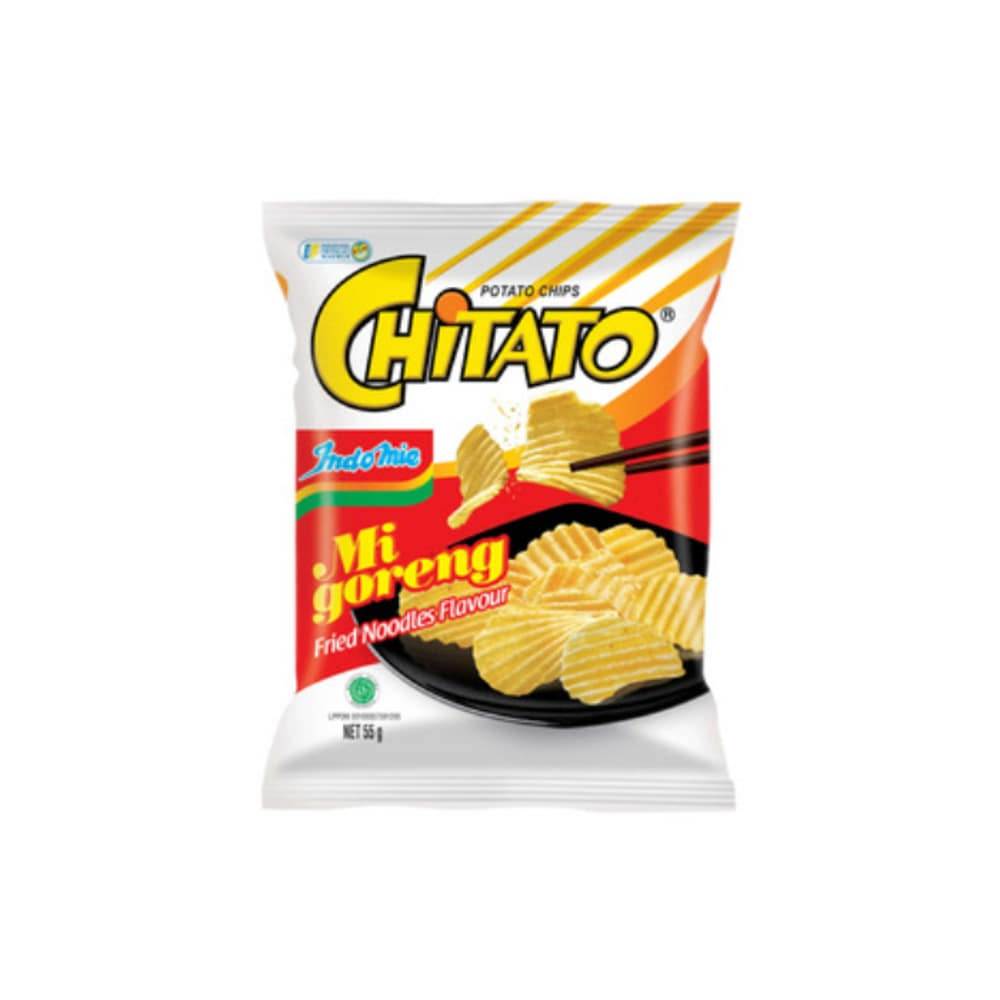 인도미 취타토 미 고렝 포테이토 칩 55g, Indomie Chitato MI Goreng Potato Chips 55g