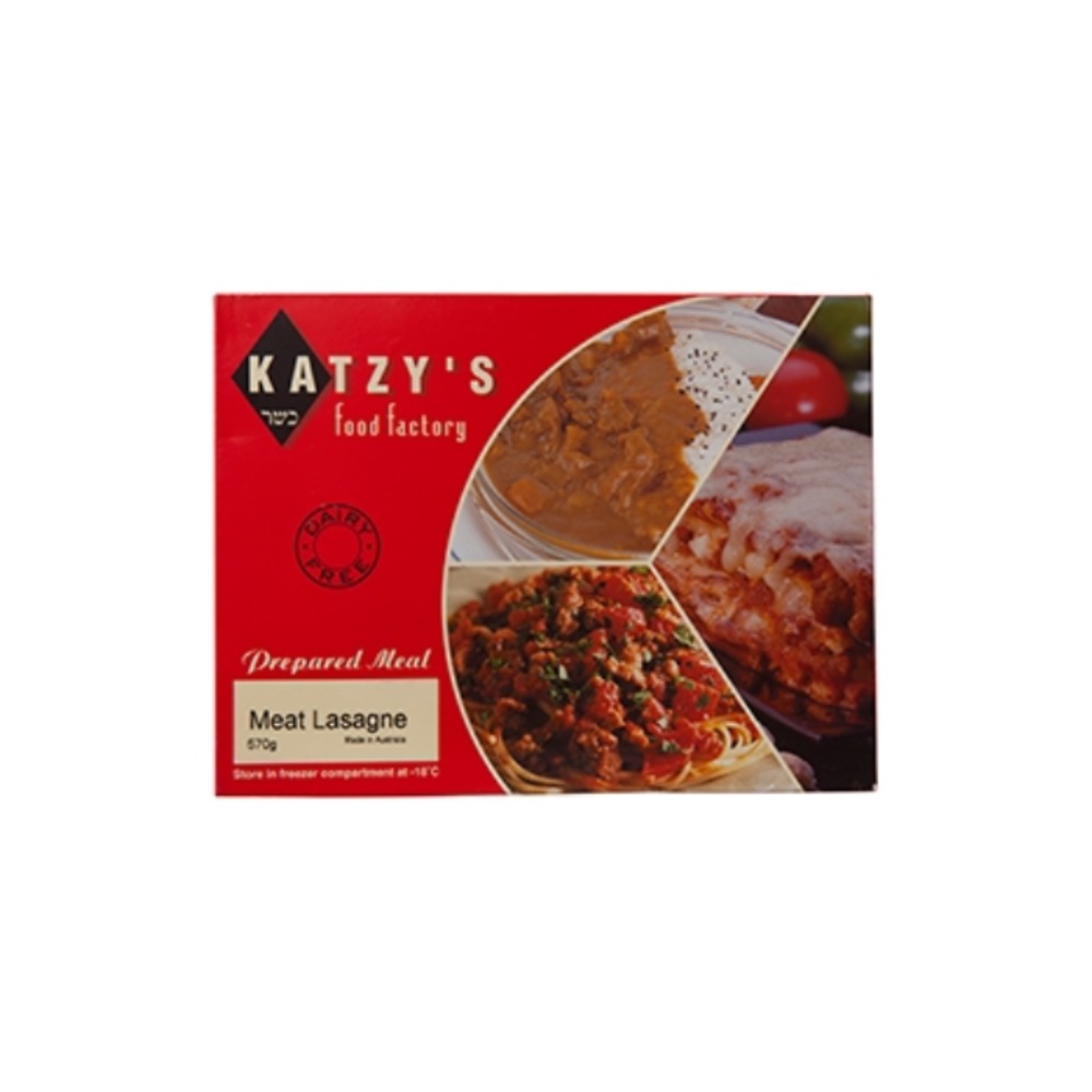 캣지스 코셔 프로즌 미트 라자냐 725g, Katzys Kosher Frozen Meat Lasagne 725g
