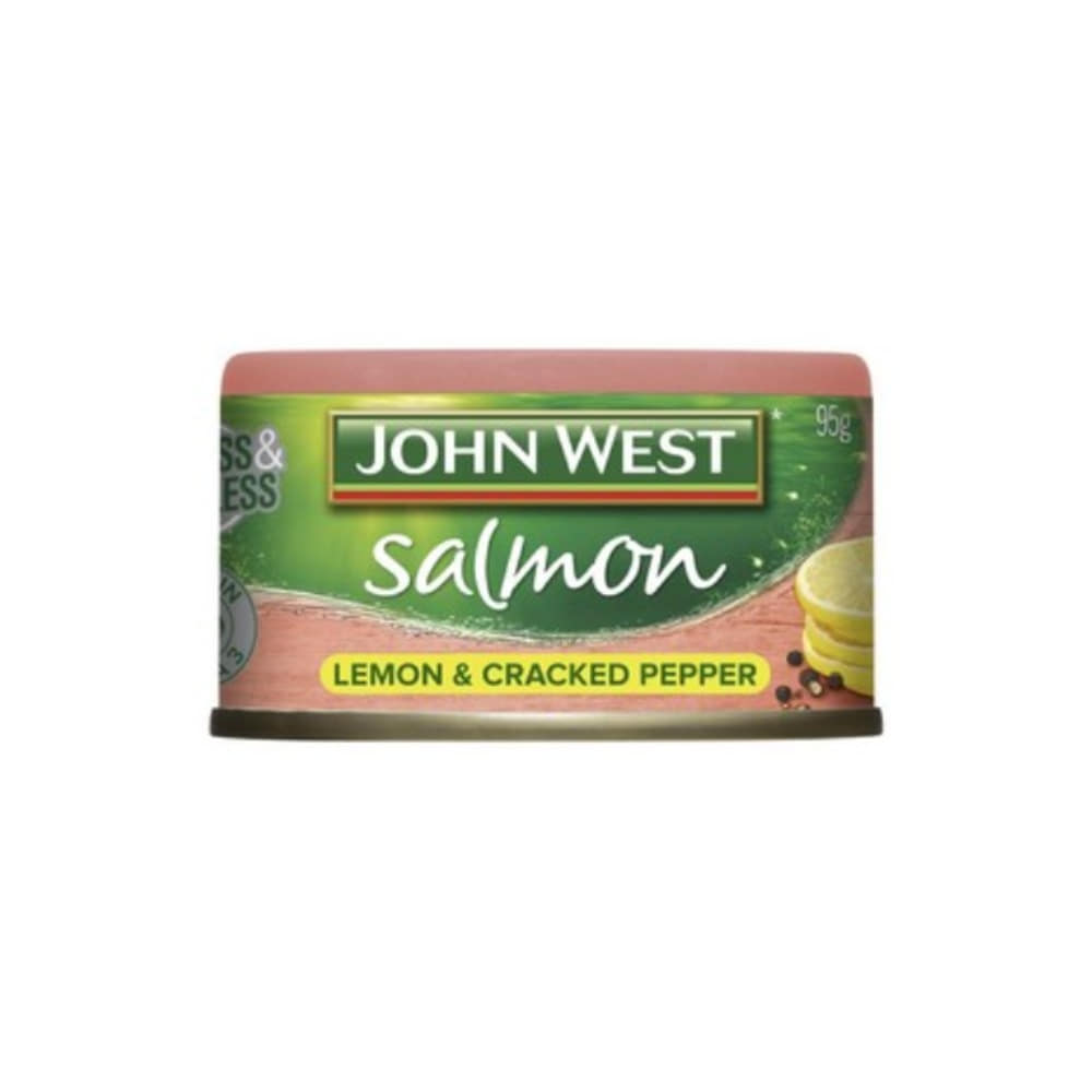 존 웨스트 레몬 &amp; 크랙드 페퍼 살몬 95g, John West Lemon &amp; Cracked Pepper Salmon 95g