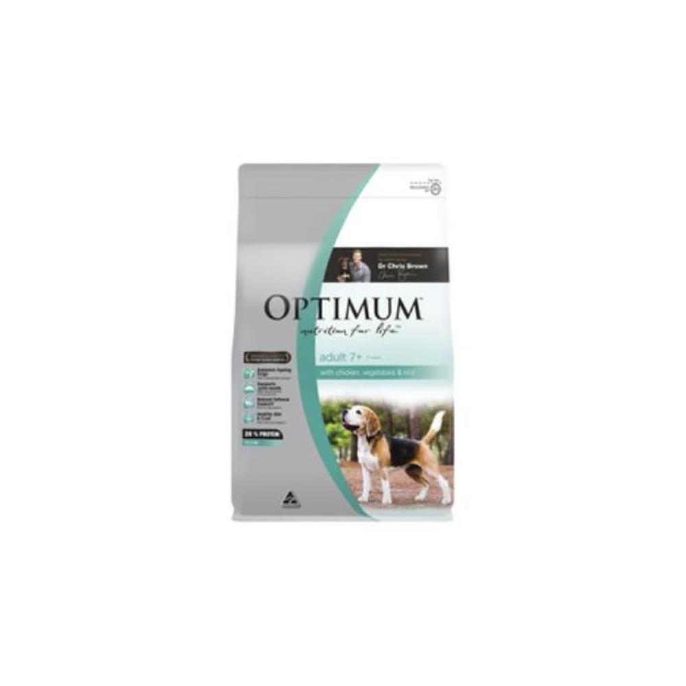 Optimum Adult 7+ Years Chicken Vegetable and Rice Dry Dog Food 2.7Kg 1843162P