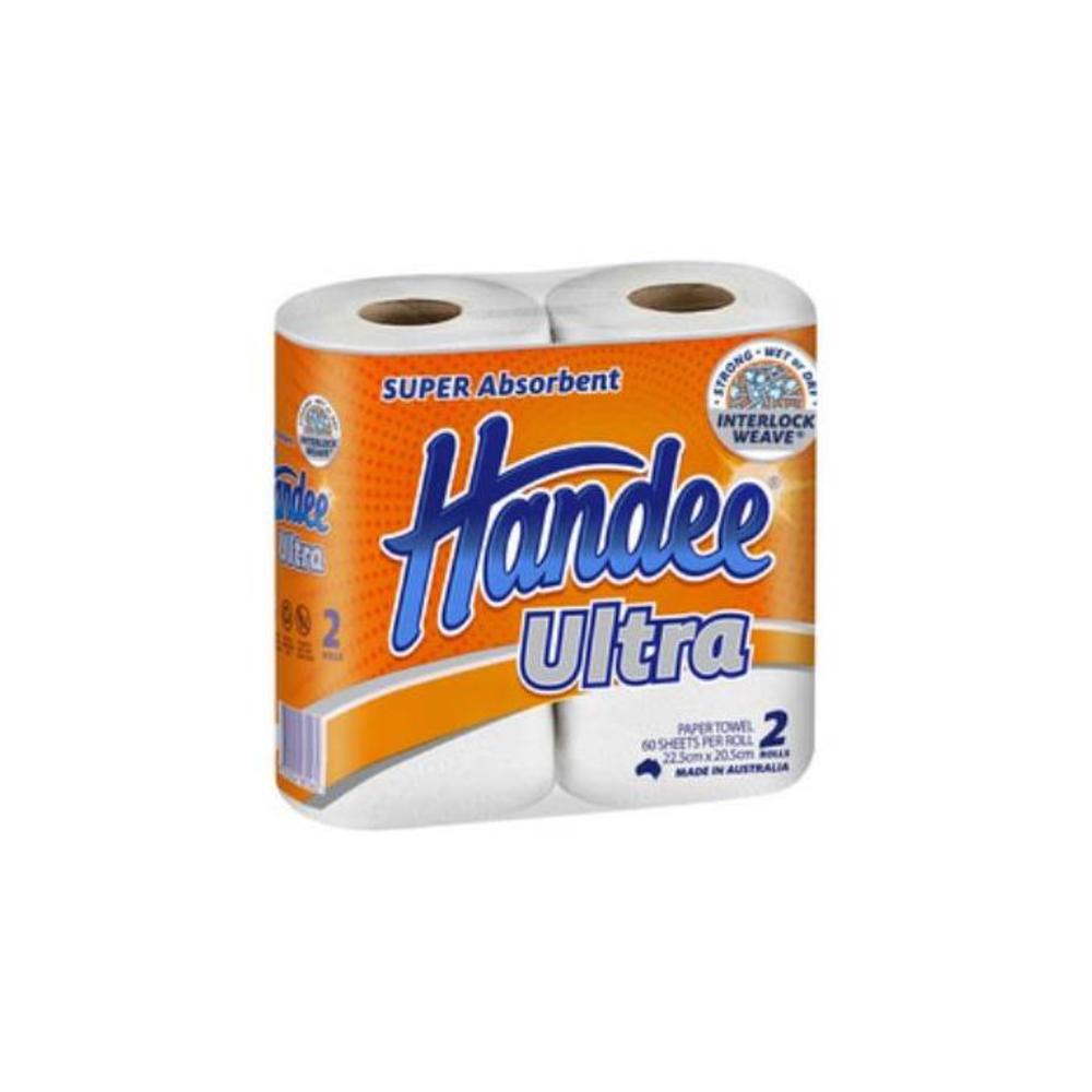 Handee Ultra White Paper Towels 2 pack