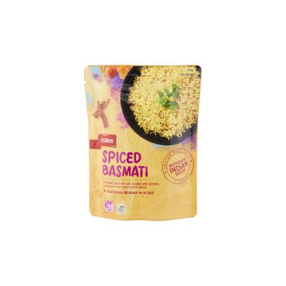 콜스 인디안 스파이스드 바스마티 라이드 250g, Coles Indian Spiced Basmati Rice 250g