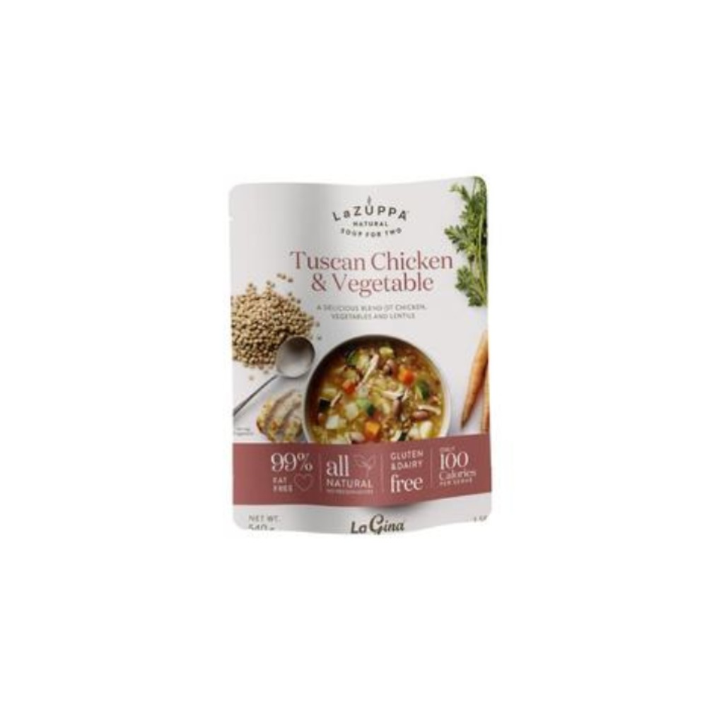 라 주파 투스칸 치킨 &amp; 베지터블스 위드 라이드 수프 파우치 540g, La Zuppa Tuscan Chicken &amp; Vegetables With Rice Soup Pouch 540g