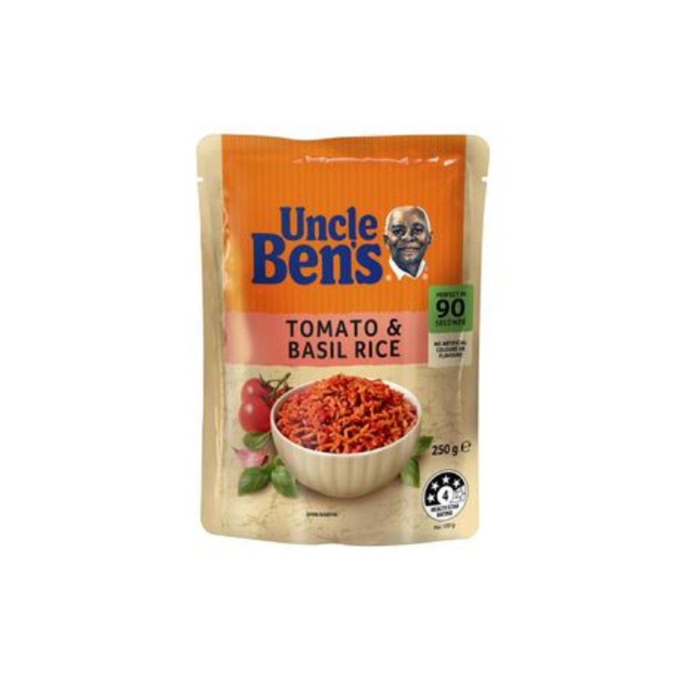 엉클 벤스 마이크로웨이브 토마토 바질 라이드 250g, Uncle Bens Microwave Tomato Basil Rice 250g