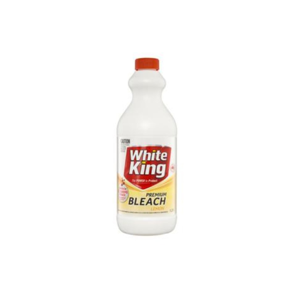 화이트 킹 프리미엄 블리치 레몬 1.25L, White King Premium Bleach Lemon 1.25L