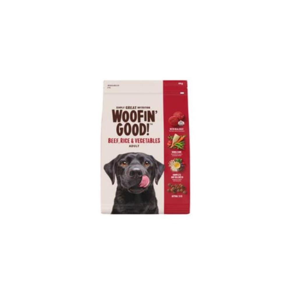 Woofin Good Beef Rice &amp; Vegetables Dry Dog Food 6kg 3716279P