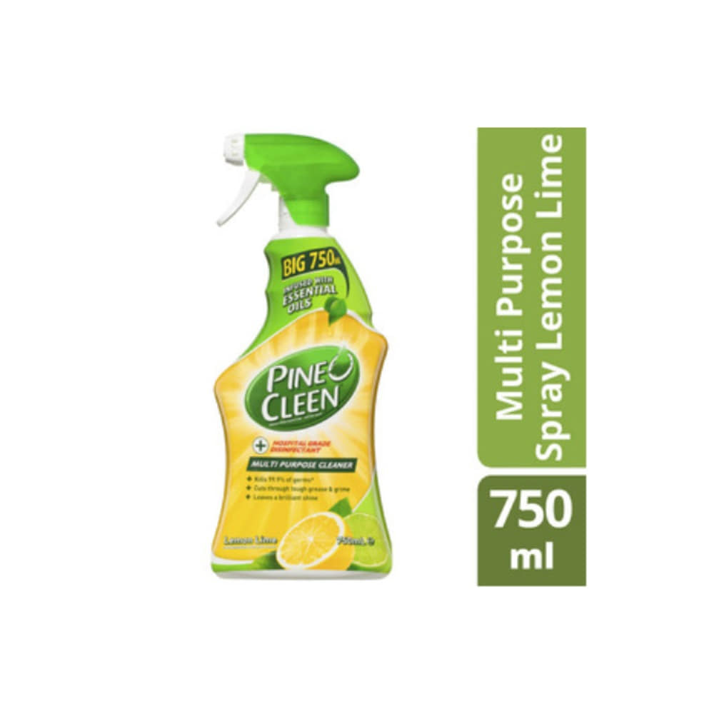 파인 o 클린 멀티 퍼포즈 트리거 스프레이 레몬 라임 750ml, Pine O Cleen Multi Purpose Trigger Spray Lemon Lime 750mL