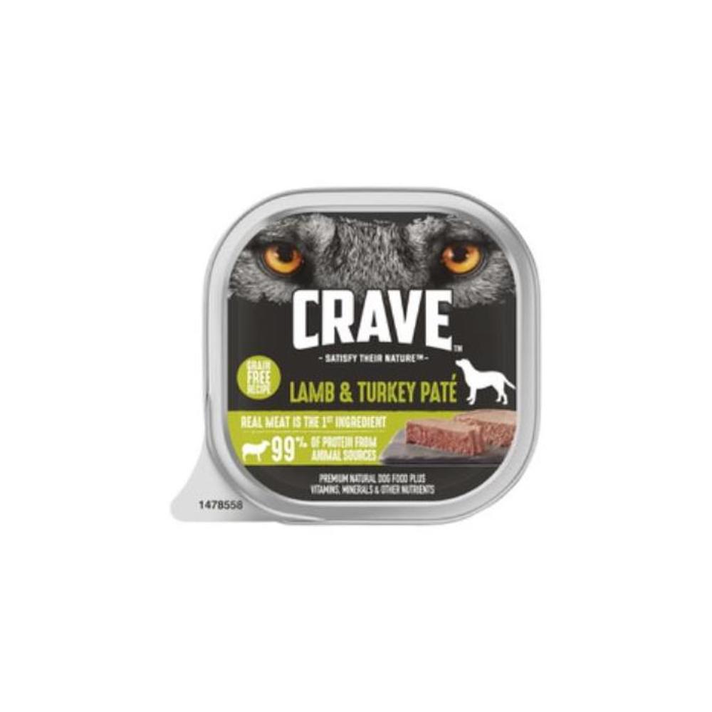 Crave Adult Dog Food With Lamb &amp; Turkey Pate 100g 3881854P