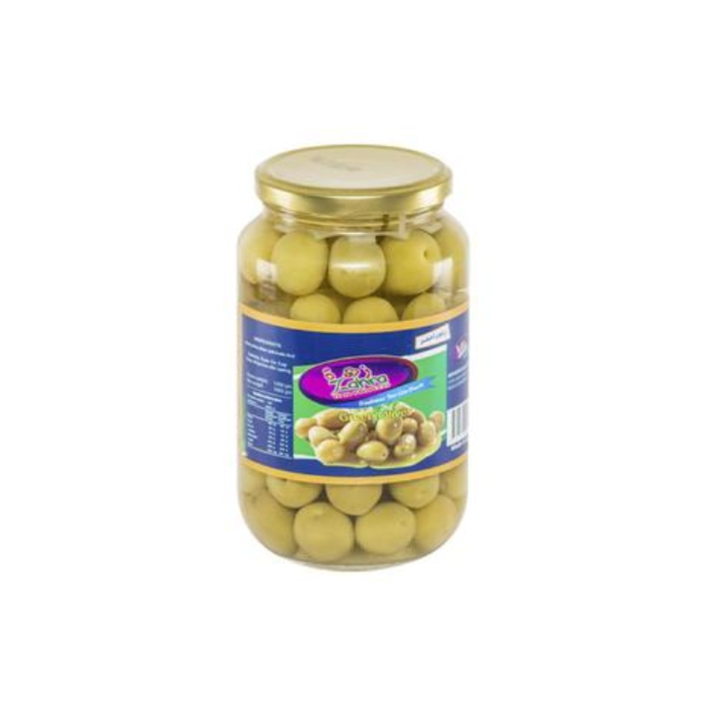 자흐라 그린 올리브 피클드 1kg, Zahra Green Olives Pickled 1Kg