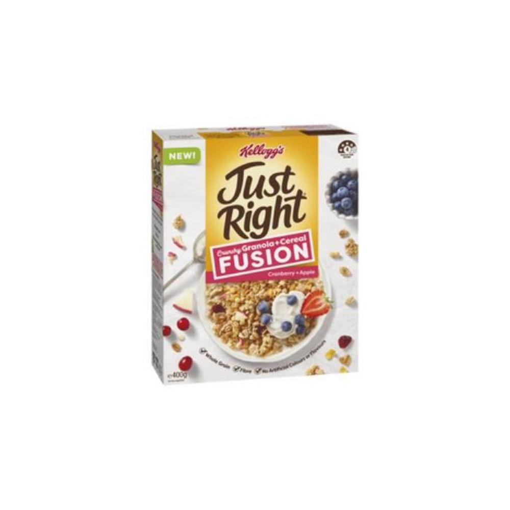 Kellogg&#039;s Just Right Fusion Granola Cereal Cranberry &amp; Apple 400g