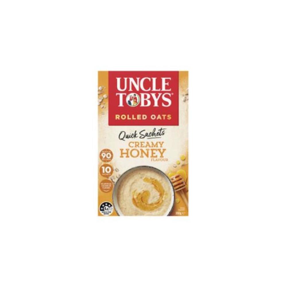 Uncle Tobys Oats Quick Sachets Creamy Honey 350g