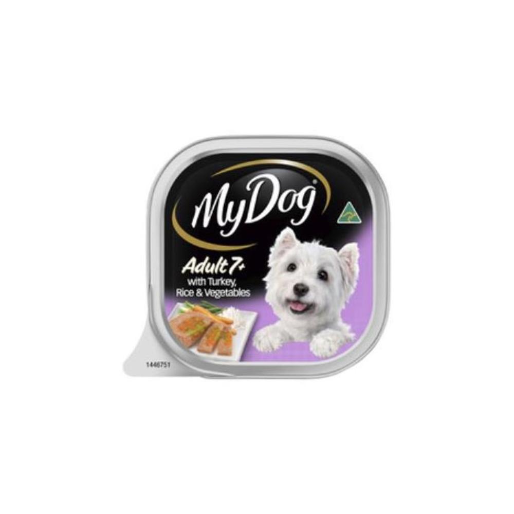 My Dog Adult 7+ With Tender Turkey Rice &amp; Vegetable Medley Wet Dog Food 100g 3994657P
