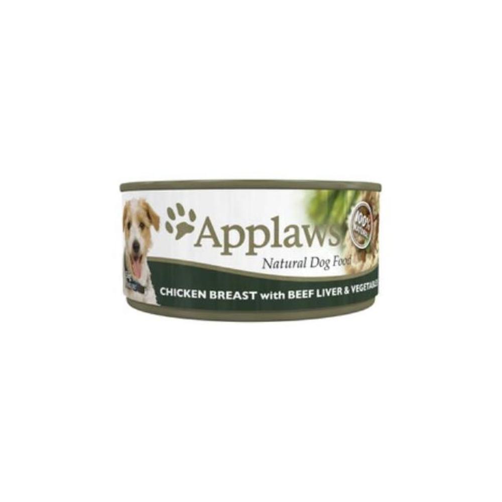 Applaws Chicken Breast With Beef Liver &amp; Vegetables Dog Food 156g 3320187P