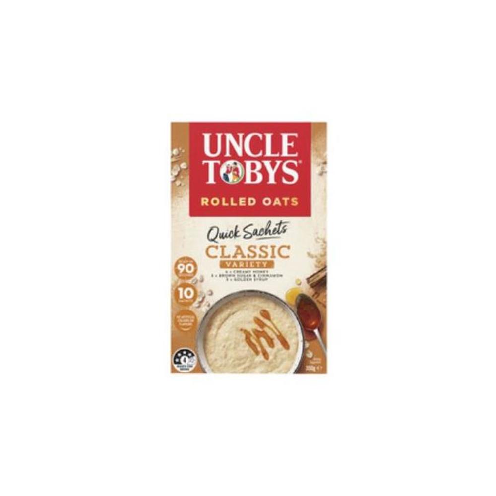 Uncle Tobys Oats Quick Sachets Classic Variety 350g