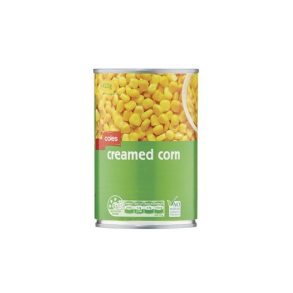 콜스 크림드 콘 420g, Coles Creamed Corn 420g