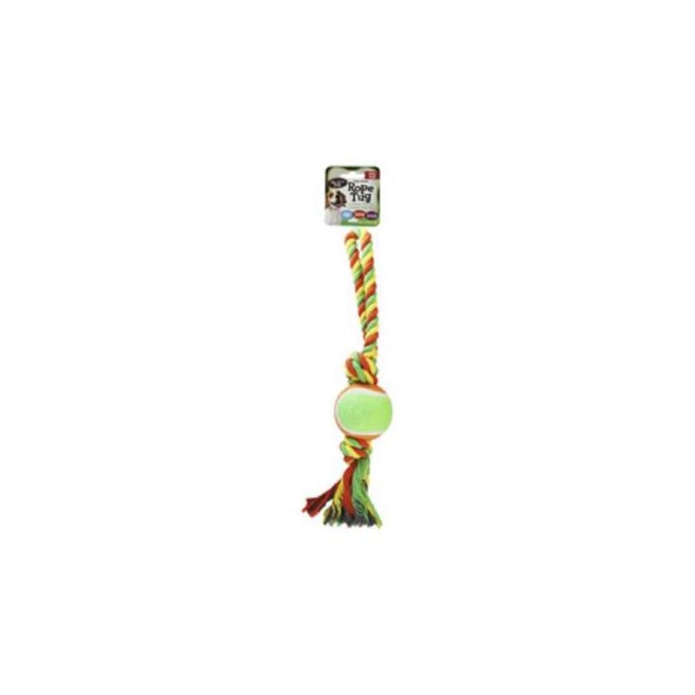 Bow Wow Knot Rope Tug With Tennis Ball Toy 1 pack 2940878P