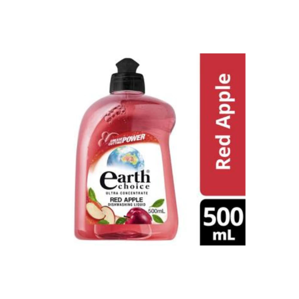 어스 초이스 콘센트레이트 레드 애플 디쉬와싱 리퀴드 500ml, Earth Choice Concentrate Red Apple Dishwashing Liquid 500mL