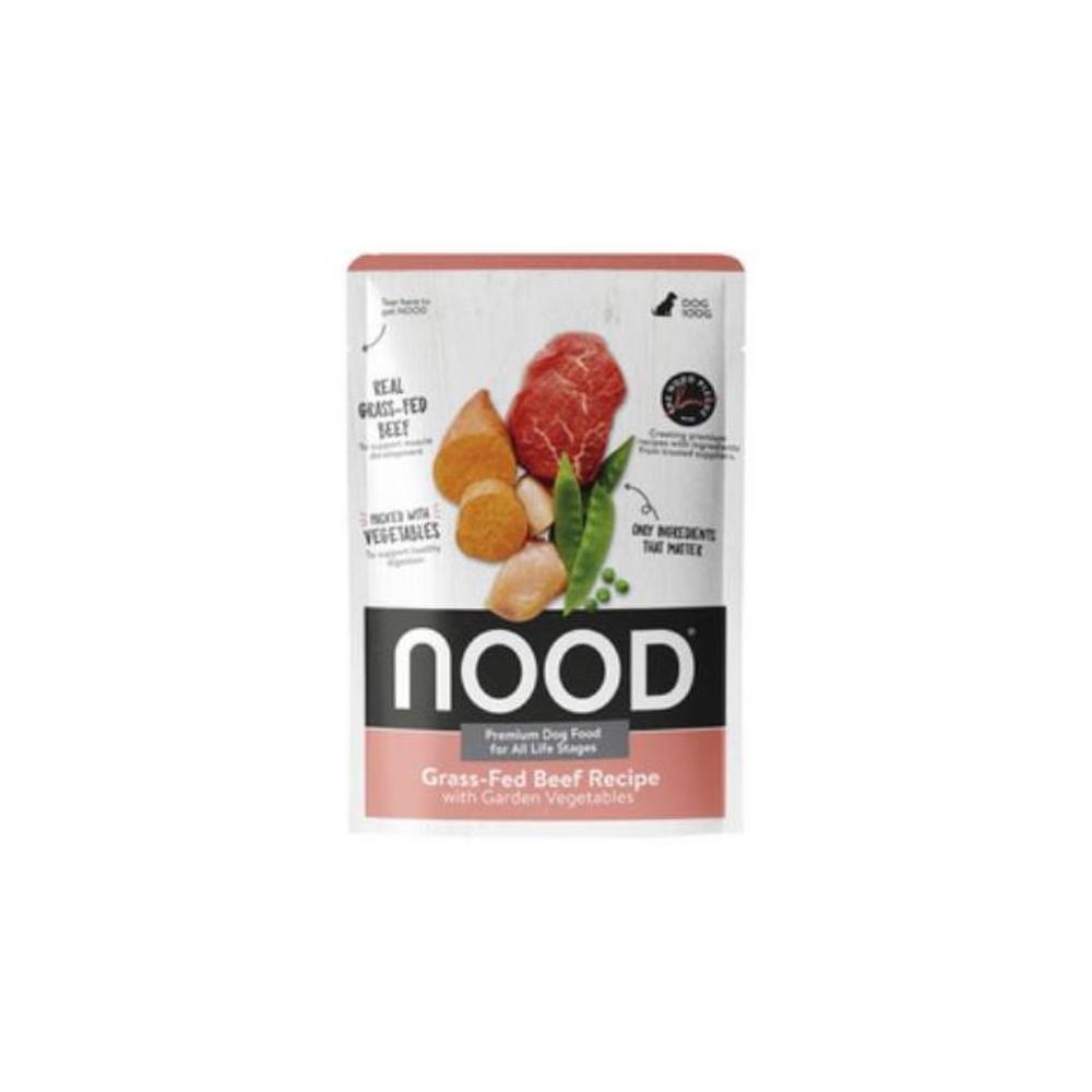 Nood Grass Fed Beef Recipe With Garden Vegetables Dog Food 100g 3714218P