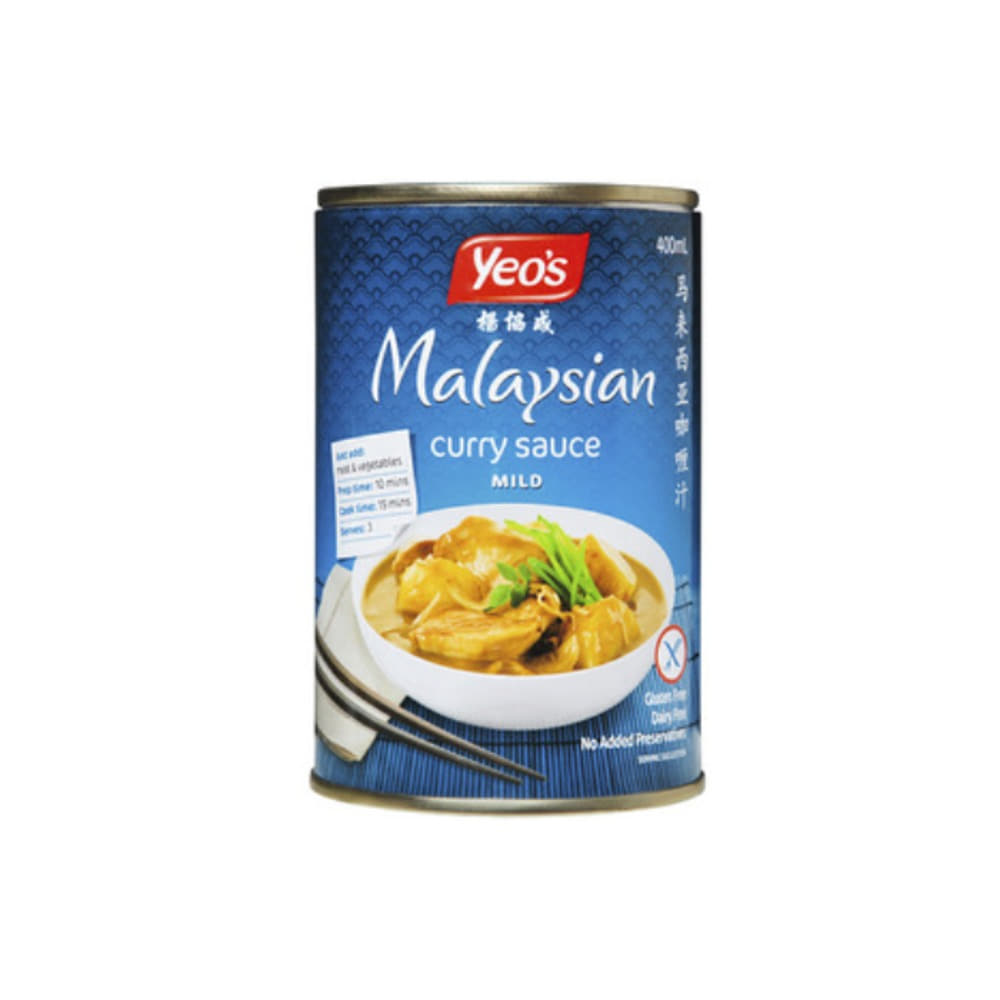 예오스 말레이시안 커리 소스 캔드 마일드 400ml, Yeos Malaysian Curry Sauce Canned Mild 400mL