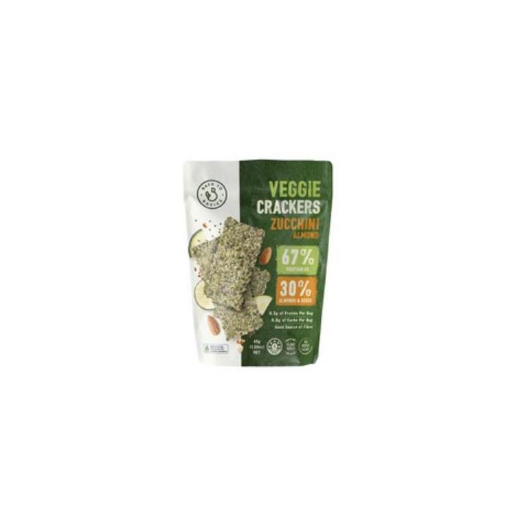 Back To Basics Veggie Crackers Zucchini Almond 45g